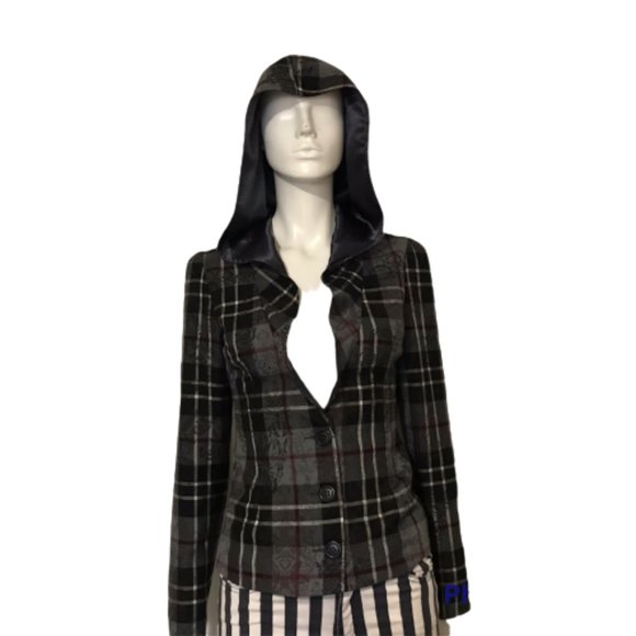 Sweet Soul Size XS Plaid Jacket - Picture 3 of 9